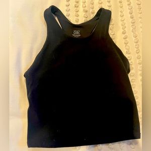 Athleta Girl cropped tank with built-in bra